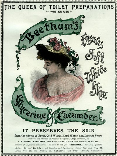 Beethams Glycerin- und Gurkencreme, 19. Jahrhundert von Unbekannt