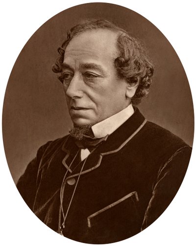 Benjamin Disraeli, Earl of Beaconsfield, Premierminister, 1881 von Unbekannt