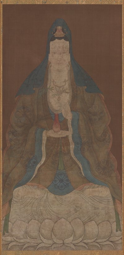 Bodhisattva Avalokiteshvara Guanyin mit Vase und Weidenzweig, Ming-Dynastie, 1368-1644 von Unbekannt