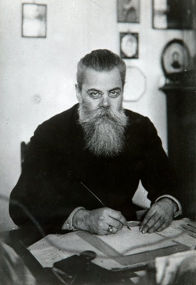 Boris Modzalevsky, russischer Philologe, frühes 20. Jahrhundert von Unbekannt