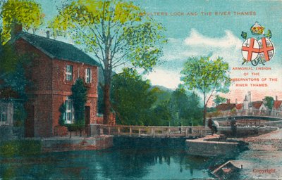 Boulters Lock und die Themse, ca. 1910 von Unbekannt