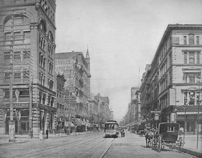 Broadway, nördlich von der Chestnut Street, St. Louis, ca. 1897 von Unbekannt
