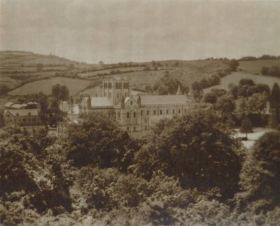 Buckfast Abbey Kirche Südost, spätes 19.-frühes 20. Jahrhundert von Unbekannt