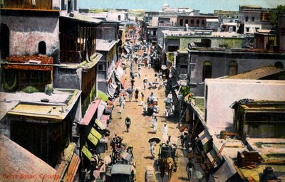 Burra Bazar, Kalkutta, Indien, frühes 20. Jahrhundert von Unbekannt