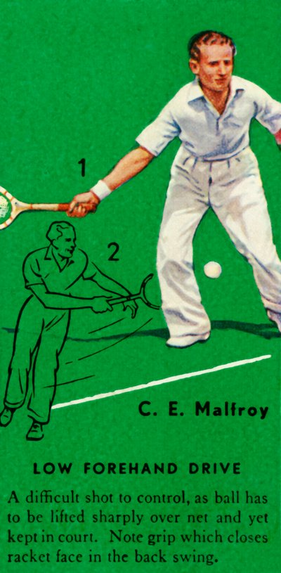C. E. Malfroy - Niedriger Vorhand-Drive von Unbekannt
