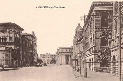 Kalkutta - Clive Street, um 1900 von Unbekannt
