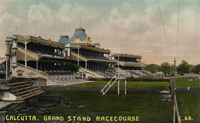 Kalkutta. Grand Stand Rennbahn, ca. 1930er Jahre von Unbekannt