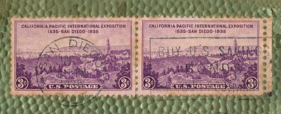 California Pacific International Exposition - US-Postbriefmarke, ca. 1935 von Unbekannt