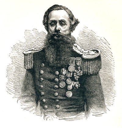 Kapitän Cowper Phipps Coles, 1819-1870, englischer Marinekapitän und Erfinder, 1893 von Unbekannt