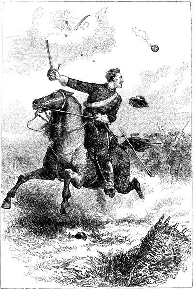Captain Northrop führt den Angriff in Knoxville, Tennessee, Amerikanischer Bürgerkrieg, 1863 ca. 1880 von Unbekannt