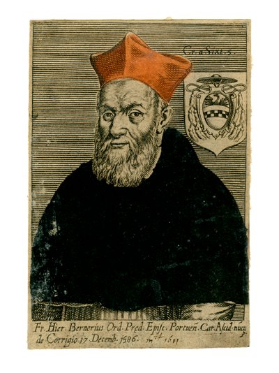 Kardinal Girolamo Bernerio, italienischer Priester, 16. Jahrhundert von Unbekannt