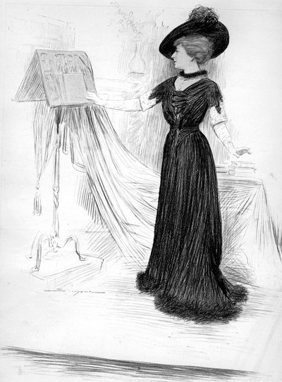 Cécile Sorel, französische Schauspielerin, 1909 von Unbekannt