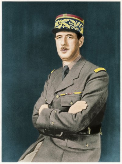 Charles André Joseph Marie De Gaulle, 1940 von Unbekannt
