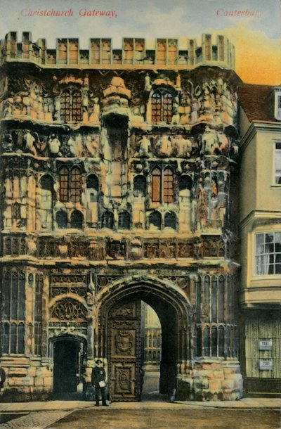 Christchurch-Tor, Canterbury, spätes 19. - frühes 20. Jahrhundert von Unbekannt