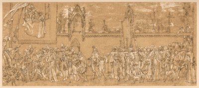 Cimabues gefeierte Madonna wird in Prozession getragen..., 1853-1855 ca. 1880-1882 von Unbekannt