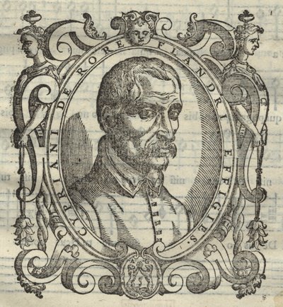 Cipriano de Rore 1515-1565 aus Cypriani de Rore Sacrae Cantiones, 1584 von Unbekannt