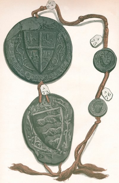 Cord VI John de Hastings, Edmund de Hastings, Edmund de Mortimer, Fulke Fitz-Warine, 1904 von Unbekannt