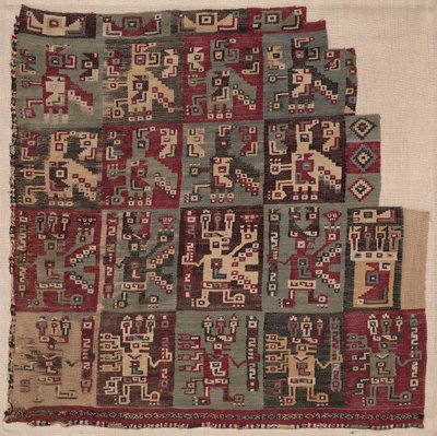 Eckfragment, wahrscheinlich von einer Tunika, 700-1100 n. Chr. von Unbekannt