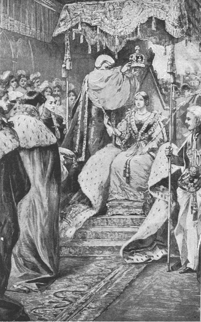 Krönung von Königin Victoria, 28. Juni 1838, 1901 von Unbekannt