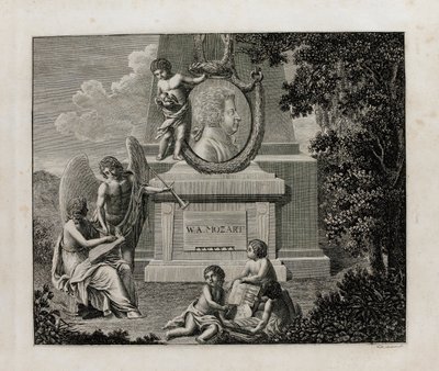 Titelblatt der ersten Ausgabe der Partitur der Oper Così fan tutte von W.A. Mozart, 1794 von Unbekannt