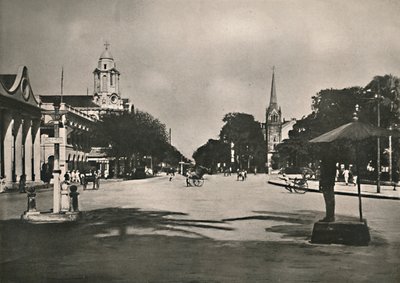 Dalhousie Street, Rangoon, 1900 von Unbekannt