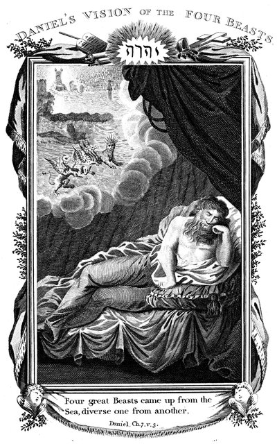 Daniels Vision der Bestien, 1804 von Unbekannt