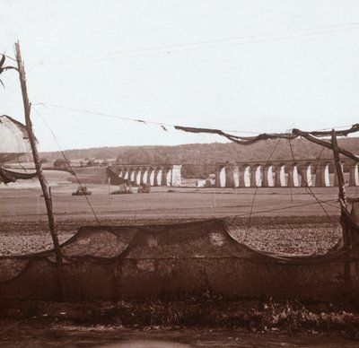 Dannemarie-Viadukt, Nordfrankreich, um 1914-1918 von Unbekannt