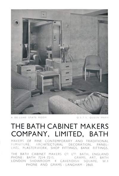 Luxus-Staatszimmer an Bord der QSTS Queen Mary, 1942 von Unbekannt