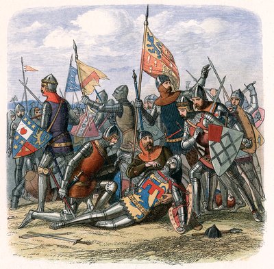 Tod von Henry Percy Harry Hotspur in der Schlacht von Shrewsbury, 21. Juli 1403, ca. 1860 von Unbekannt