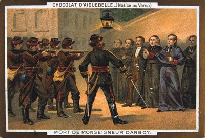 Tod von Monseigneur Darboy, Erzbischof von Paris, 24. Mai 1871 von Unbekannt