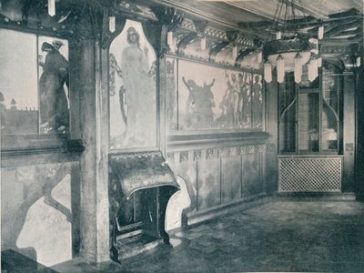 Dekorationen für ein Musikzimmer von Fritz Erler, um 1899 von Unbekannt