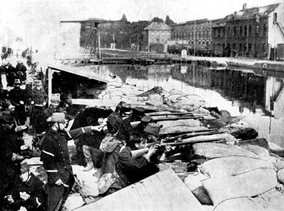 Verteidigung einer Hauptschlagader von Antwerpen, Erster Weltkrieg, 1914 von Unbekannt