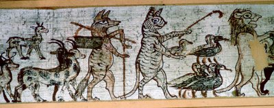 Detail des ägyptischen 