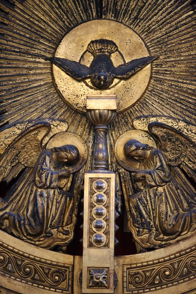 Detail der Ikonostase der St.-Stephan-Bulgarischen Kirche, Istanbul, Türkei von Unbekannt