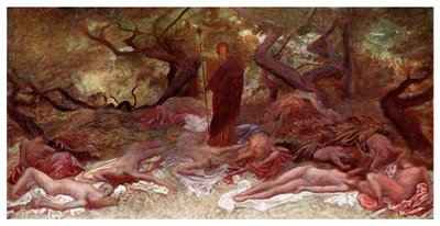 Dionysos und die Mänaden, 1901 von Unbekannt