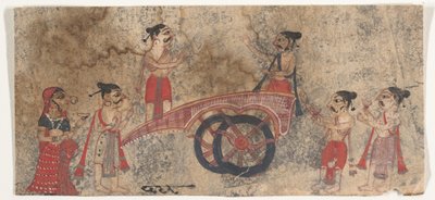 Disputationen auf einem Wagen, 1650-60 von Unbekannt
