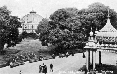 Kuppel und Pavillon-Gärten, Brighton, frühes 20. Jahrhundert von Unbekannt
