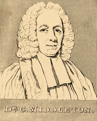 Dr. C. Middleton, 1683-1750, 1830 von Unbekannt