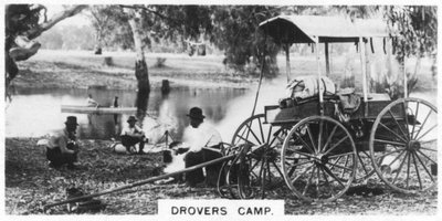 Lager der Viehtreiber, Australien, 1928 von Unbekannt