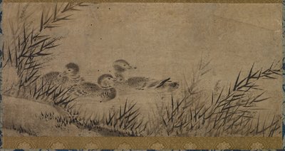 Enten und Schilf, 17. Jahrhundert von Unbekannt