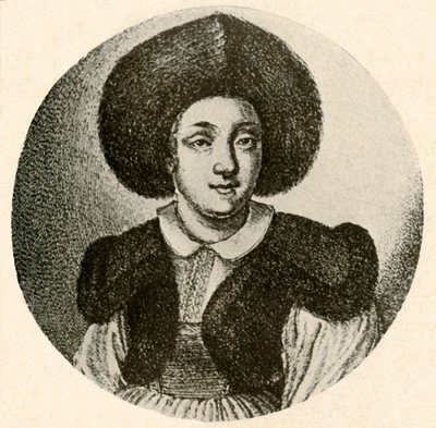 Niederländisches Mädchen mit Pelzmütze und pelzbesetzter Jacke, 1641, 1937 von Unbekannt