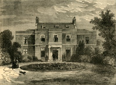 Earls Court House, ehemals John Hunters Haus, um 1876 von Unbekannt