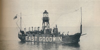 East Goodwin Feuerschiff anderthalb Meilen östlich der Goodwin Sands, 1937 von Unbekannt