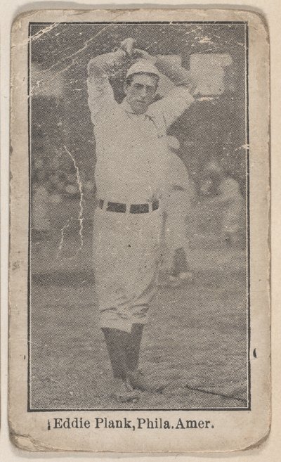 Eddie Plank, Philadelphia, American League, aus dem Baseball Players Set W500, ca. 1915 von Unbekannt