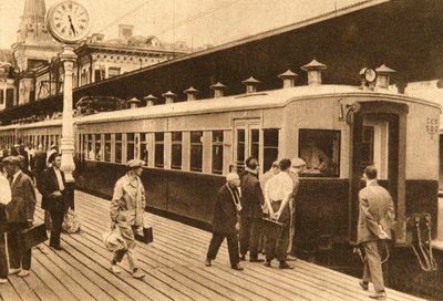 Elektrischer Triebzug, Moskau, UdSSR, 1920er Jahre von Unbekannt