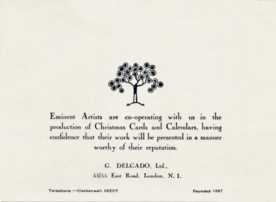 Hervorragende Künstler - G Delgado, Ltd., 1935 von Unbekannt