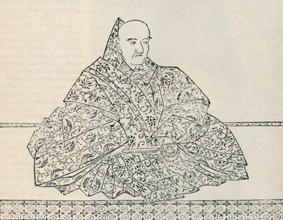 Kaiser Go-Uda von Japan, in dessen Regierungszeit die Mongolenarmada zerstört wurde, 1907 von Unbekannt