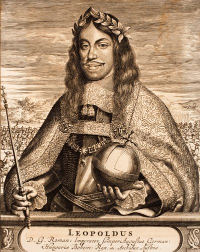 Kaiser Leopold I. 1640-1705 Aus: Schauplatz des Krieges, 1675 von Unbekannt