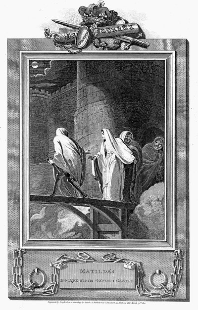 Kaiserin Matilda flieht aus der belagerten Burg Oxford, 1142 ca. 19. Jahrhundert von Unbekannt