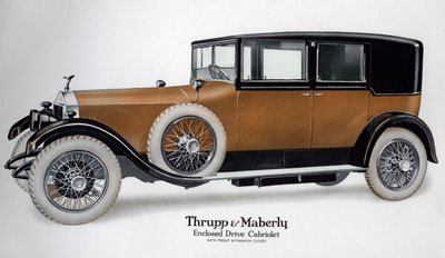 Geschlossener Rolls-Royce Cabriolet mit Verlängerung von Unbekannt